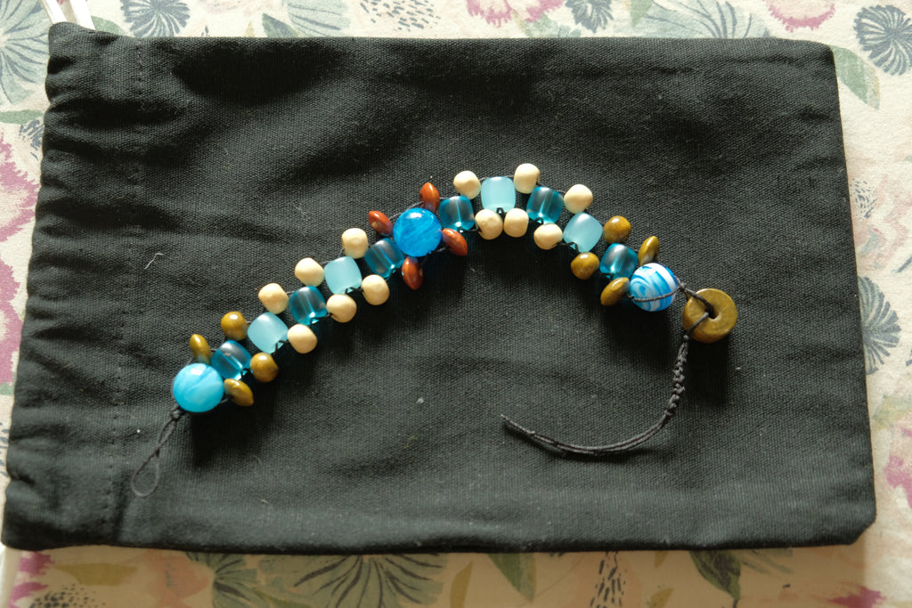 Chetki Fidget Bracelet - Glass + Wood