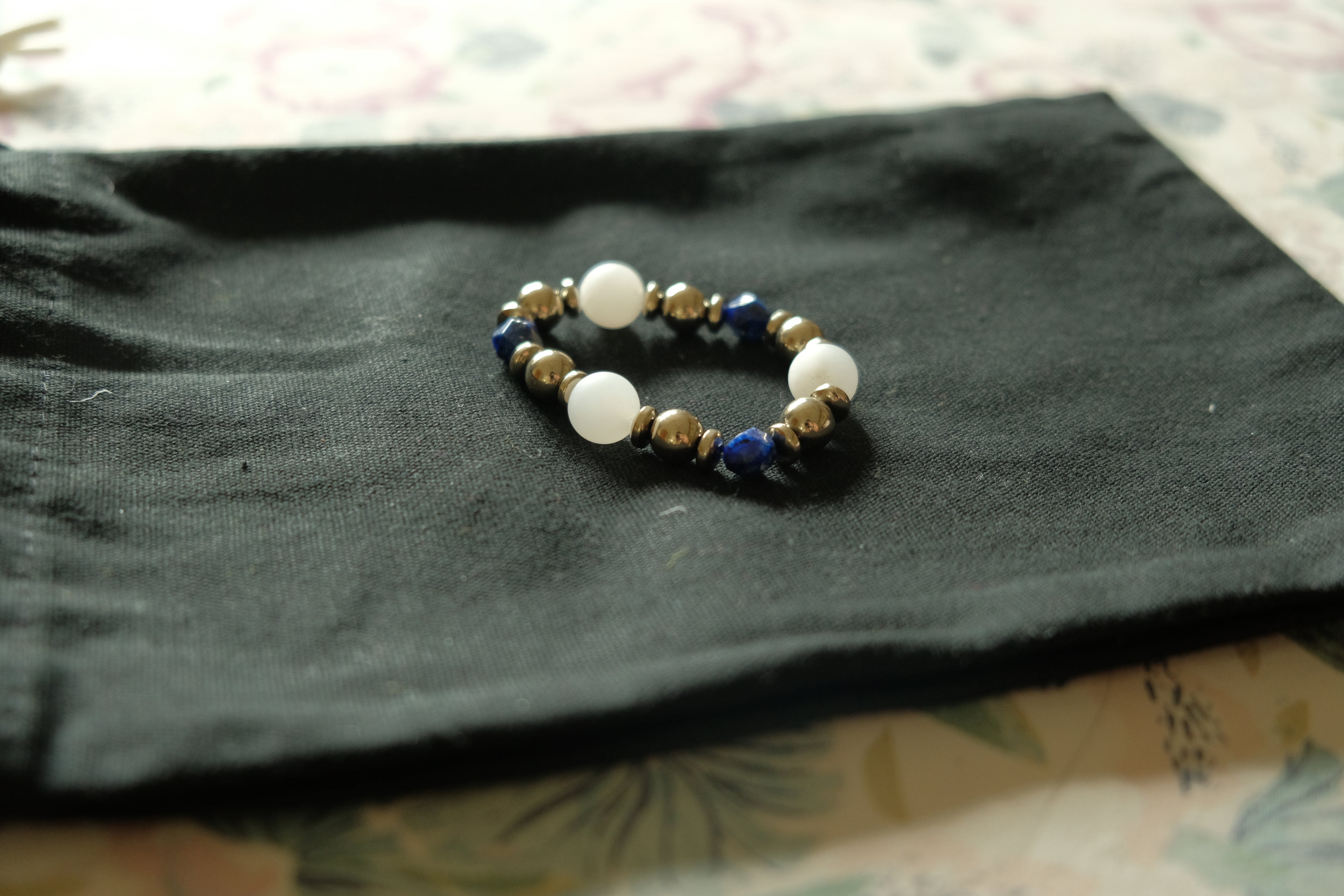 Stretchy Fidget Bracelet - Lapis Lazuli/Aventurine