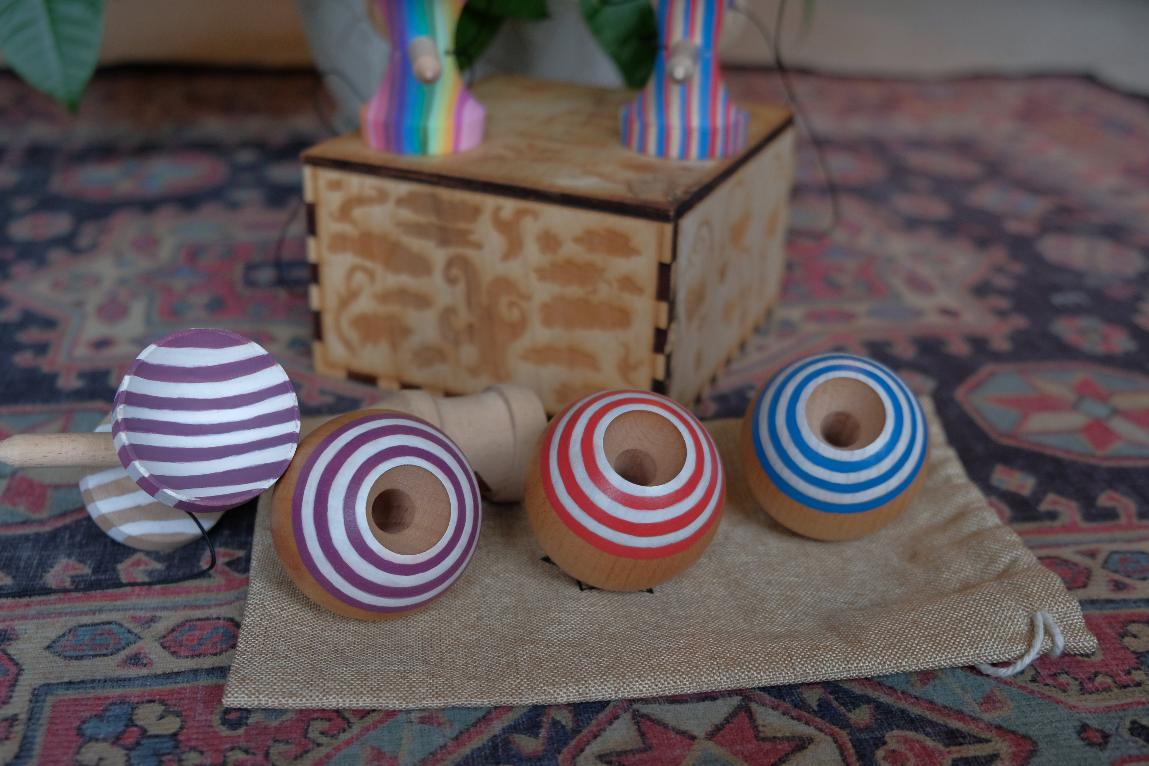Hand-Painted Kendamas