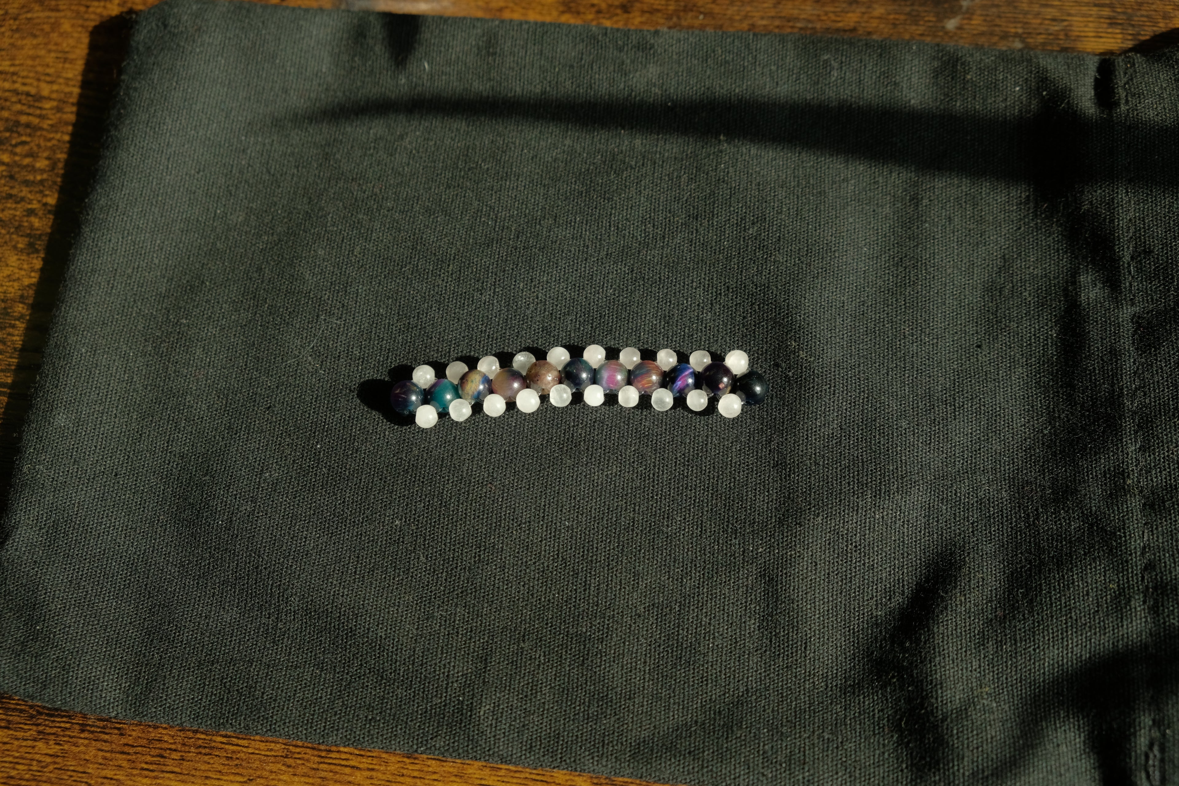 Gemstone Fidget Ring - Tigers Eye + Rose Quartz