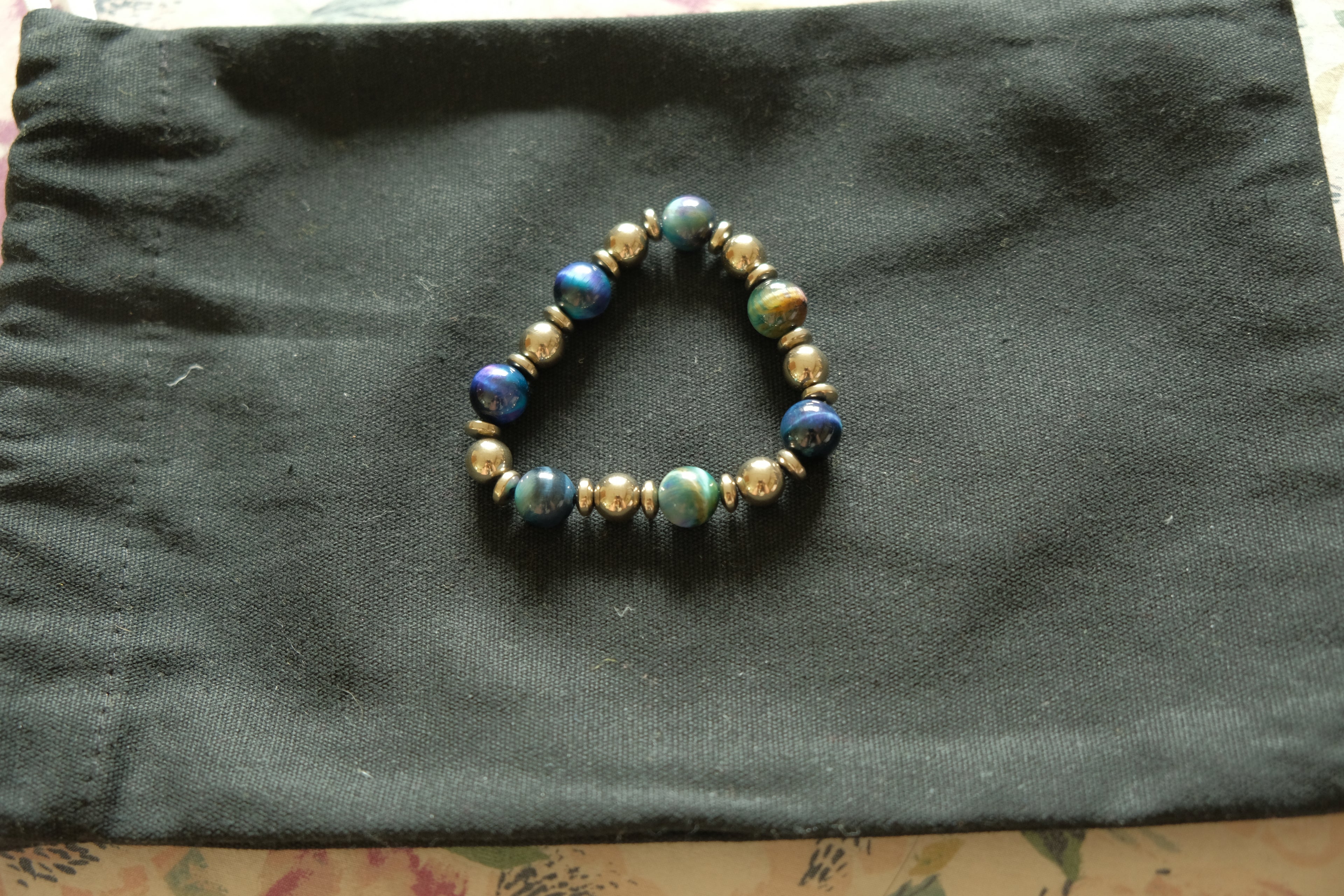Stretchy Fidget Bracelet - Tiger’s Eye 7 gem