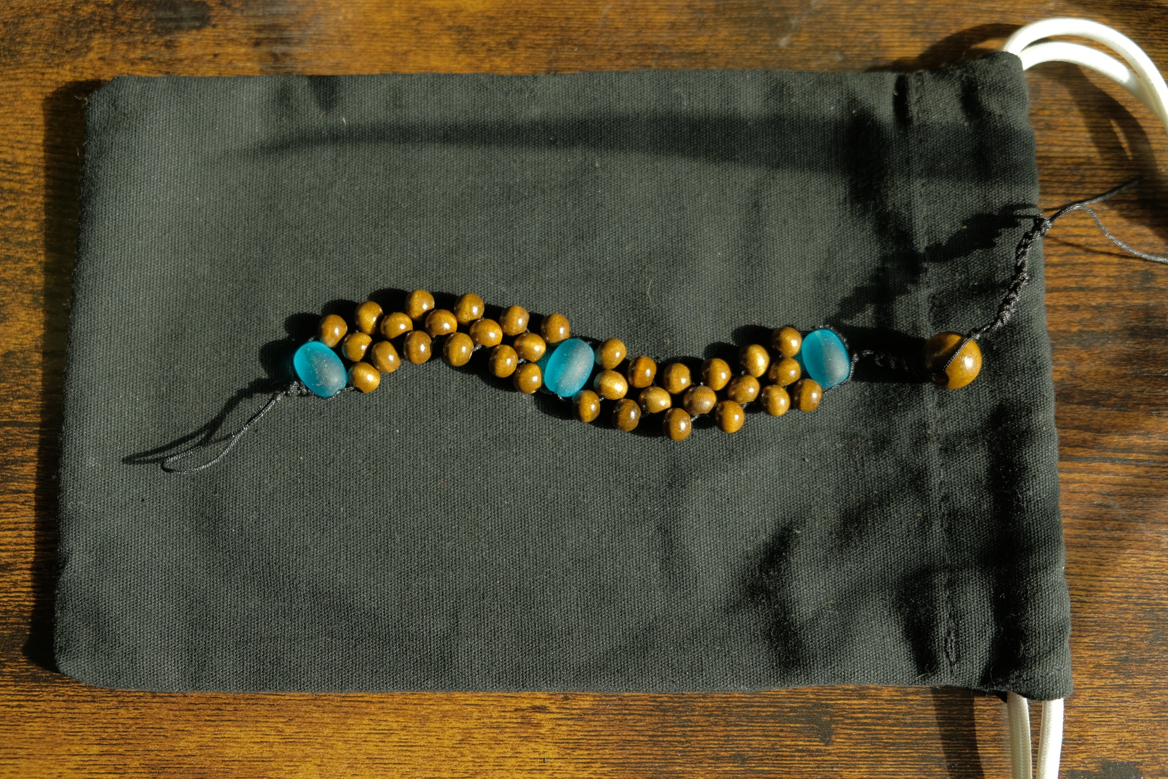 Chetki Fidget Bracelet - Glass + Wood Commons