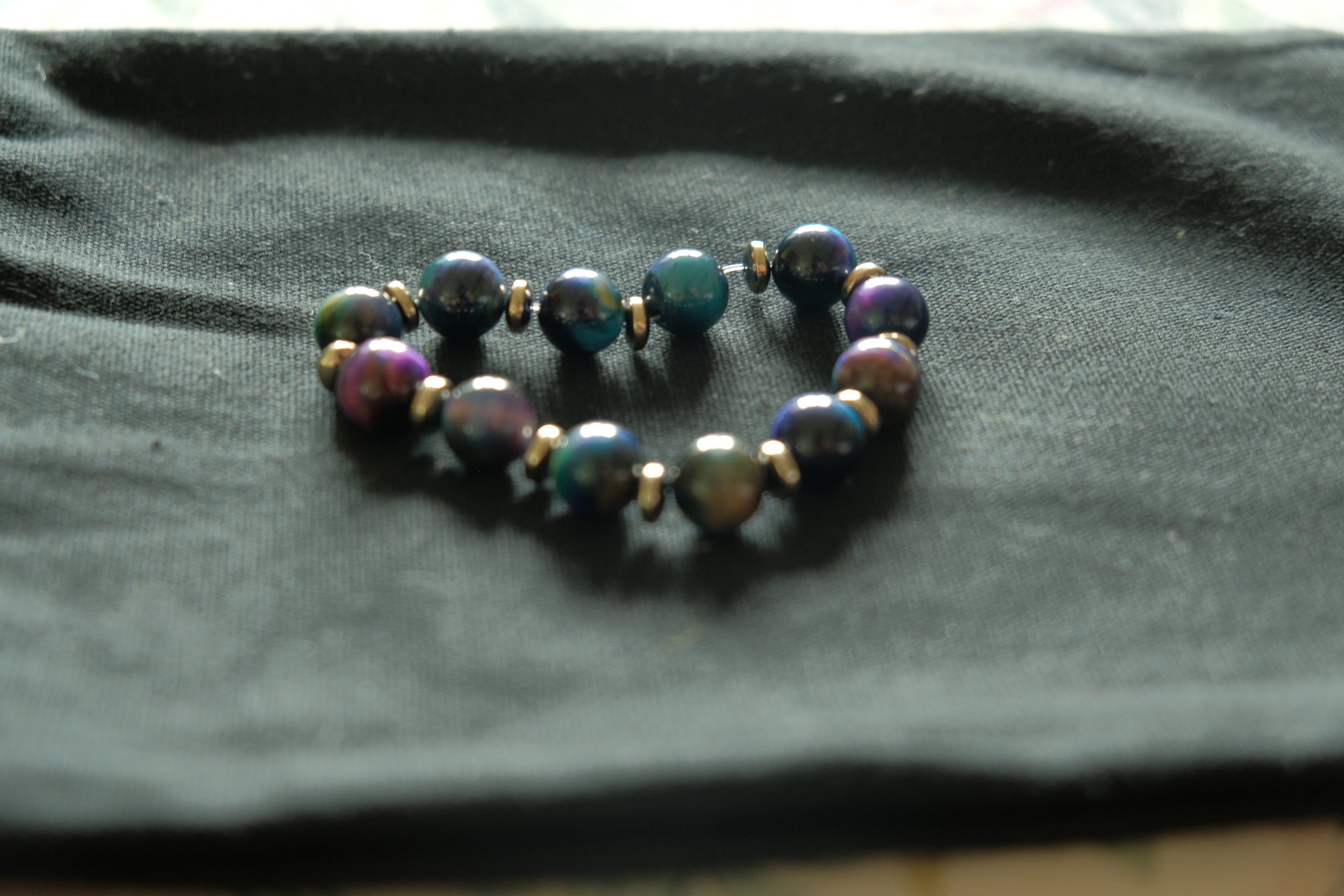 Stretchy Fidget Bracelet - Tiger’s Eye