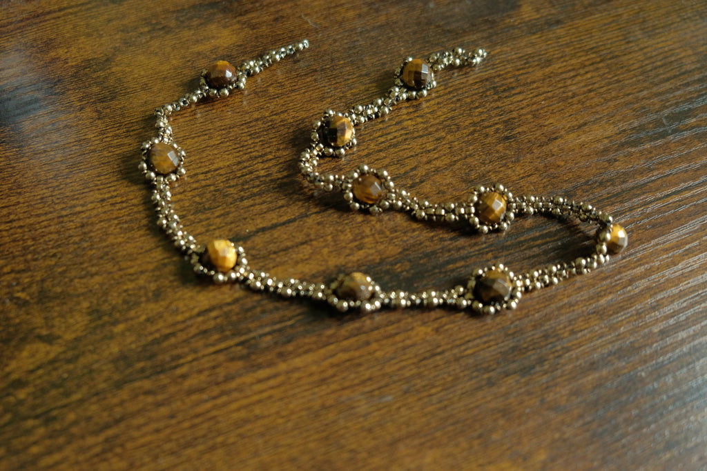 Chetki Prayer Bead Necklace - Tiger’s Eye