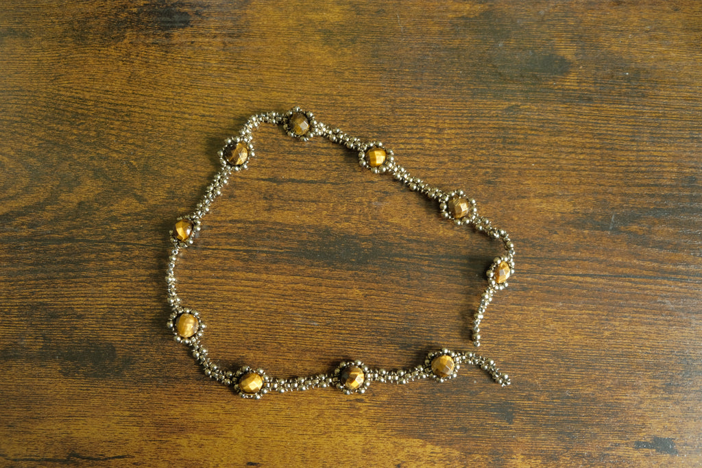 Chetki Prayer Bead Necklace - Tiger’s Eye