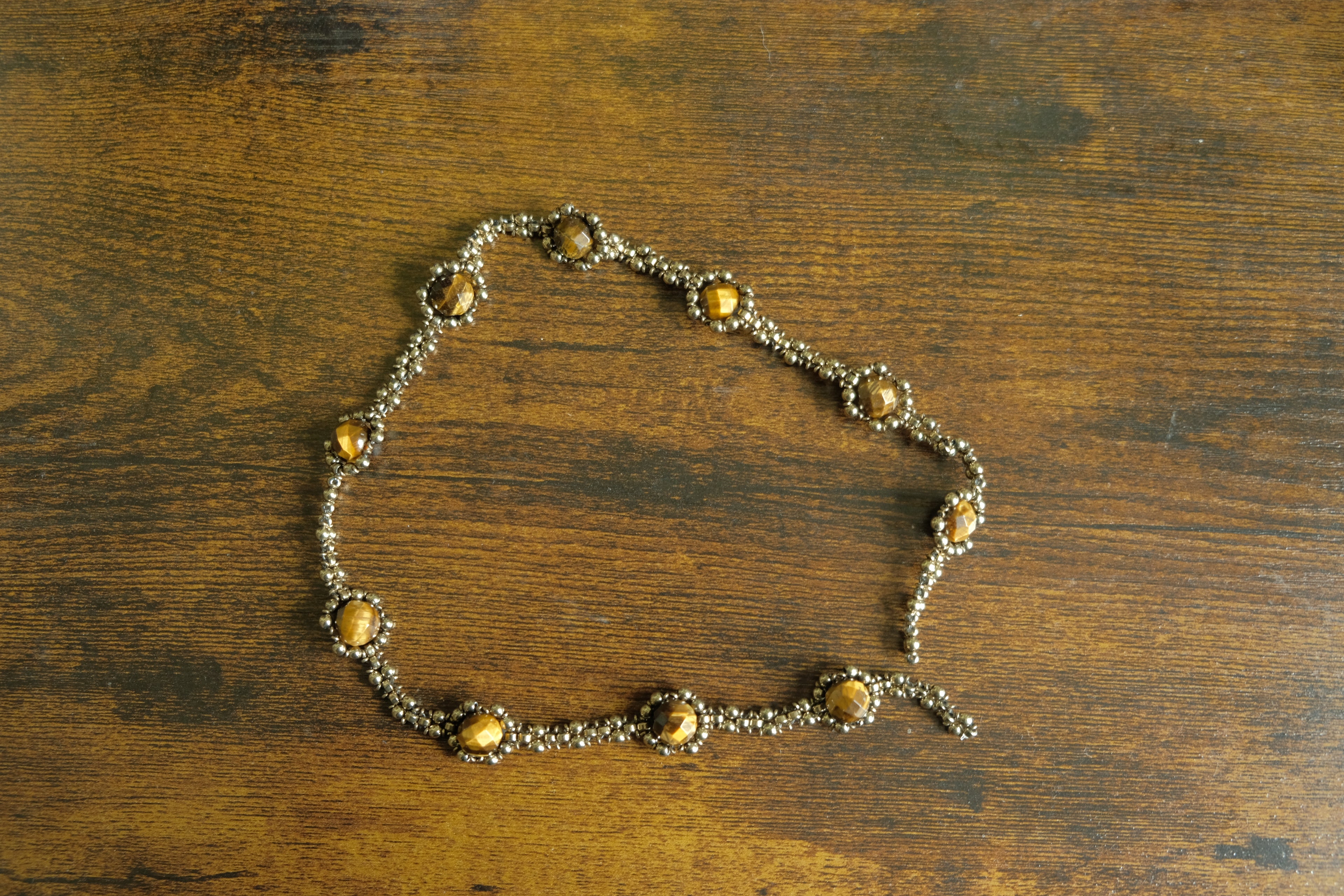 Chetki Prayer Bead Necklace - Tiger’s Eye