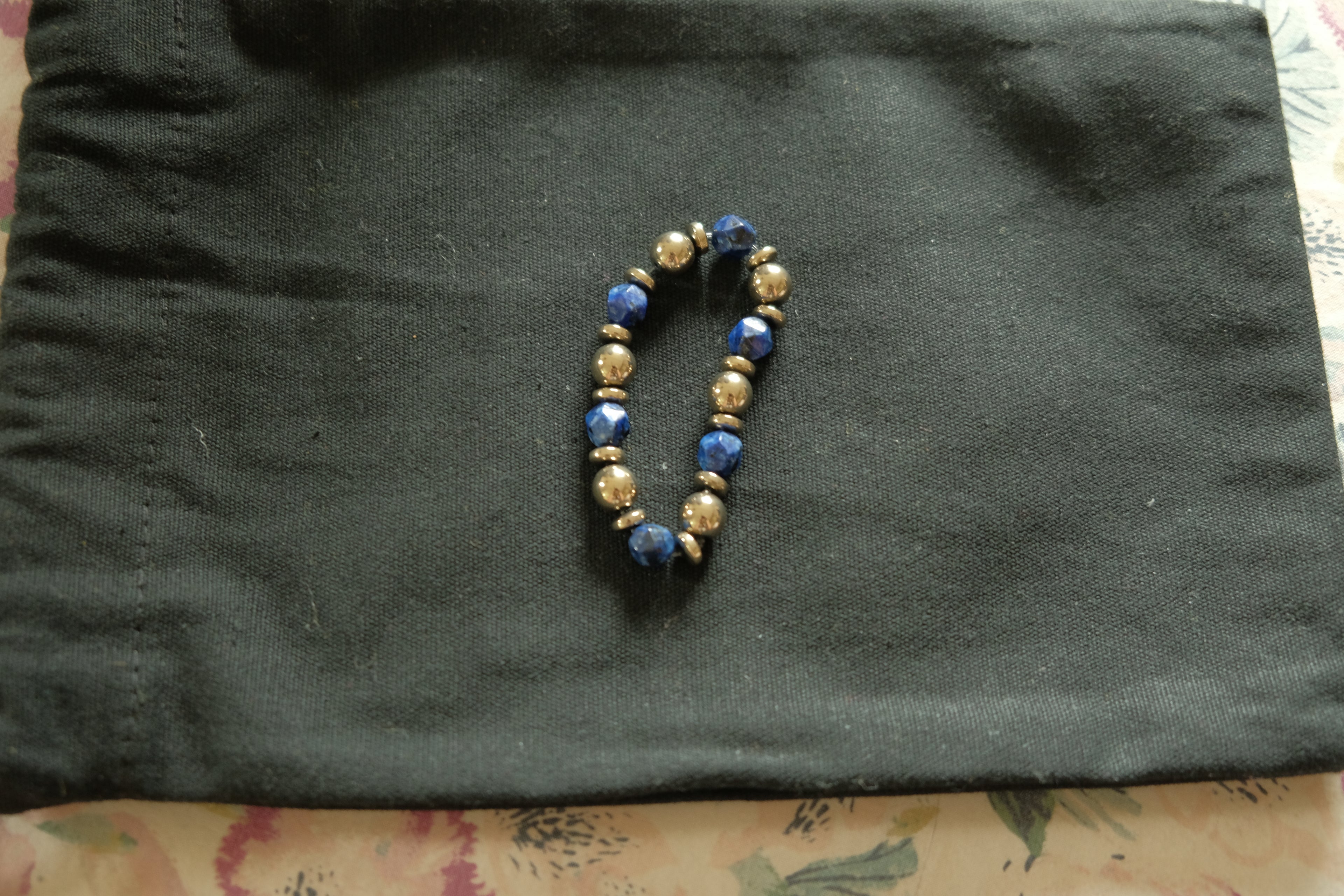 Stretchy Fidget Bracelet - Lapis Lazuli
