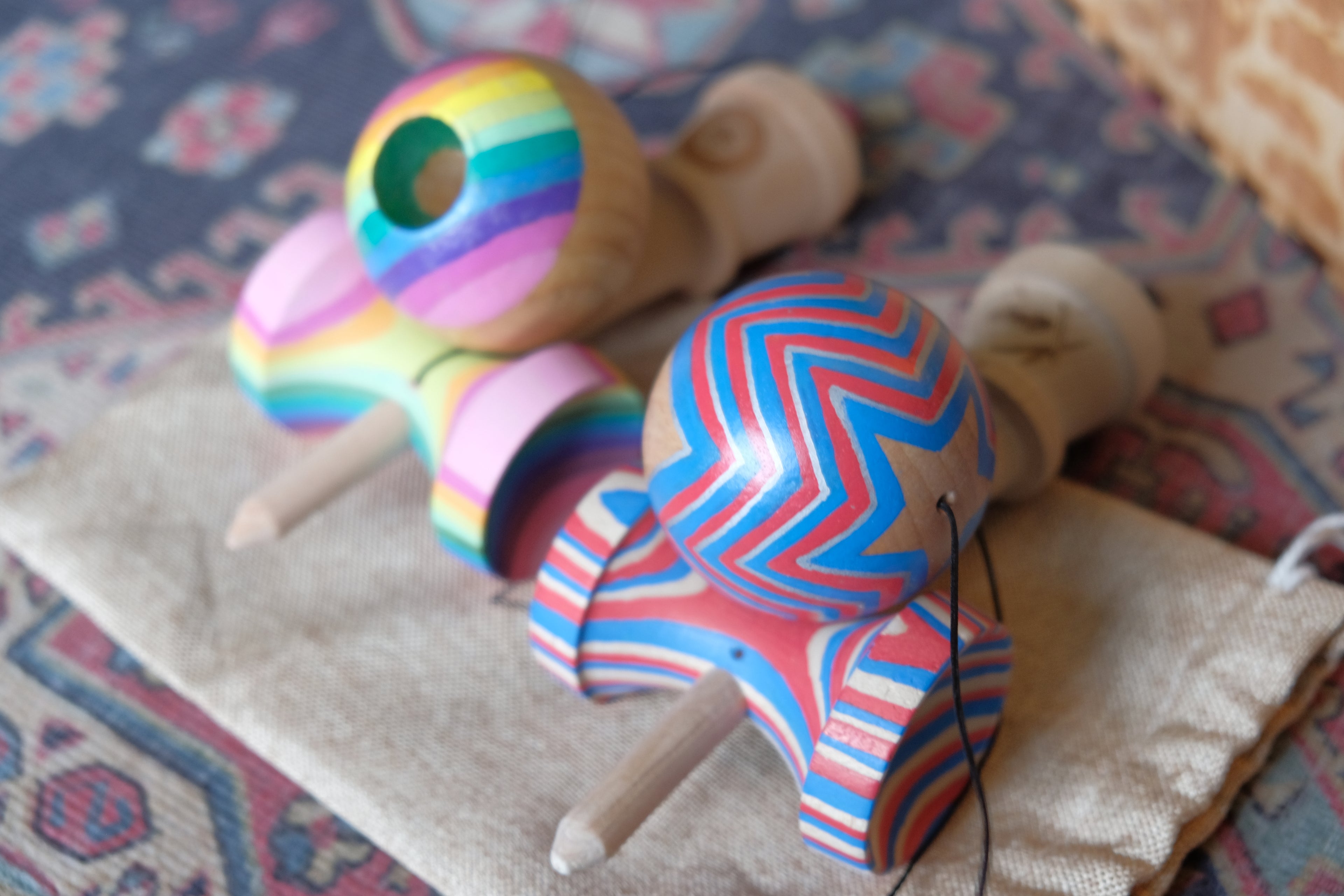Hand-Painted Kendamas