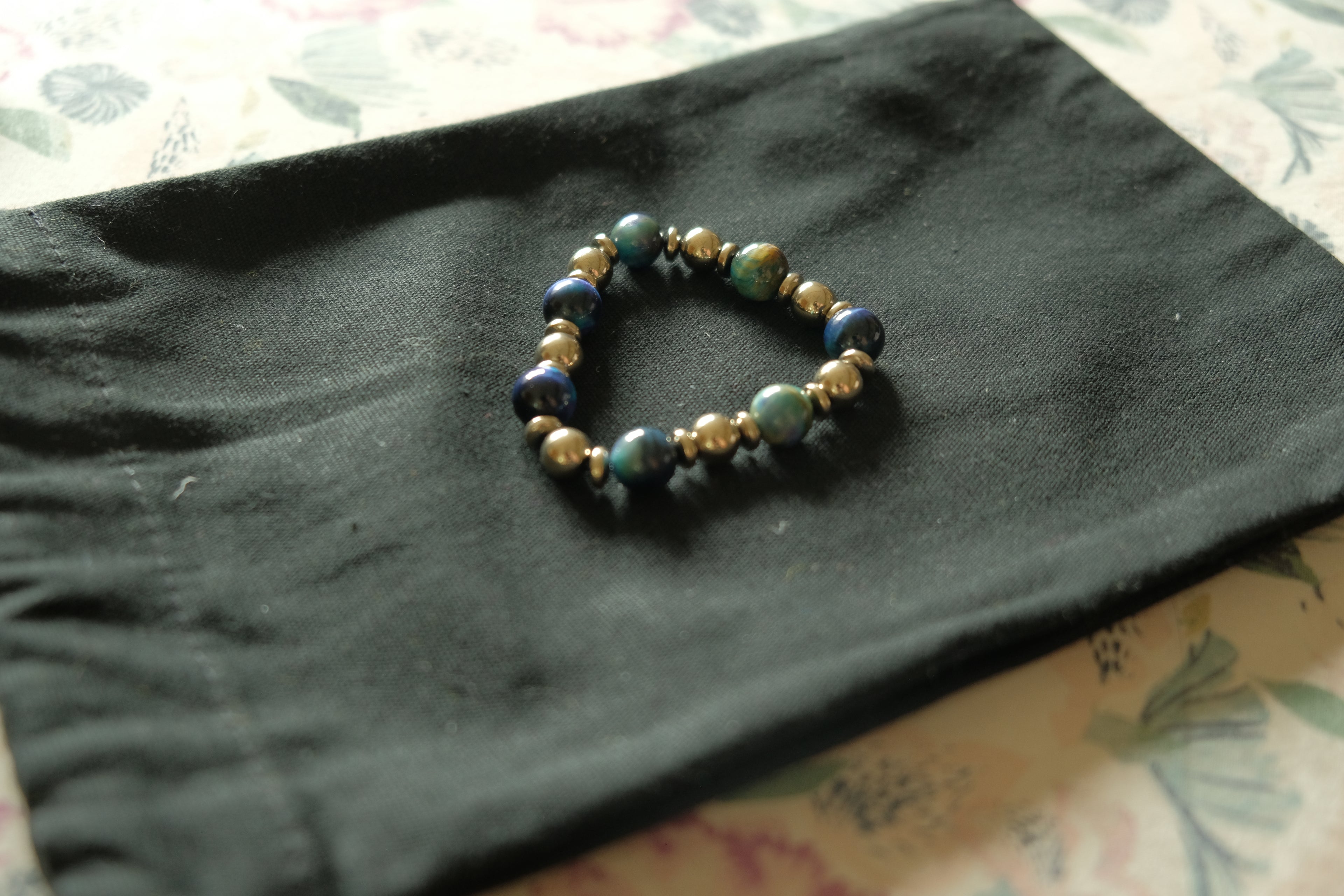 Stretchy Fidget Bracelet - Tiger’s Eye 7 gem