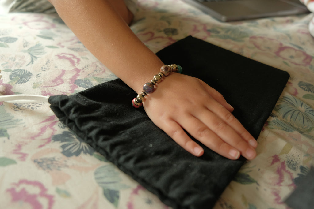 Stretchy Bracelet - Sea Sediment Jasper