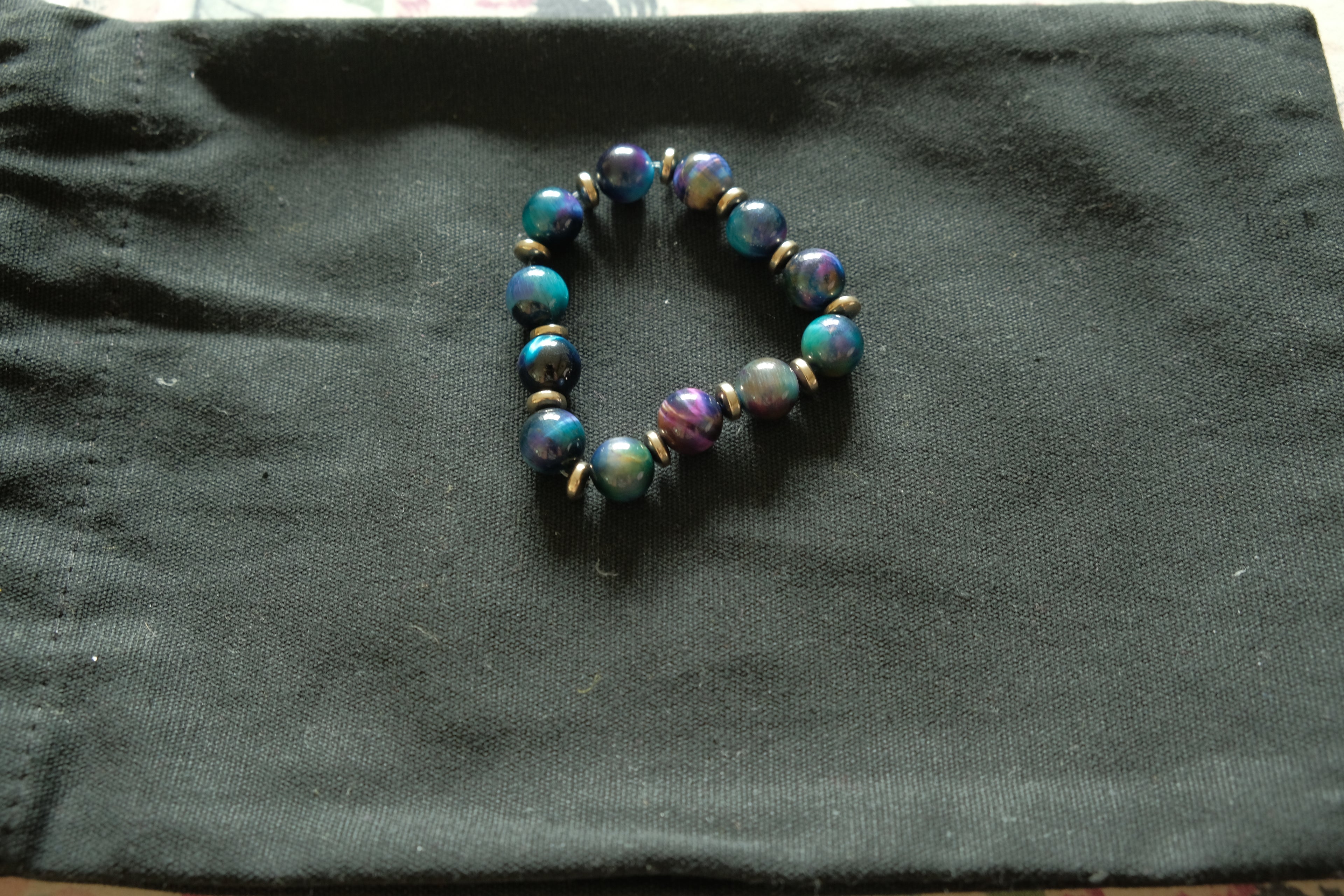 Stretchy Fidget Bracelet - Tiger’s Eye