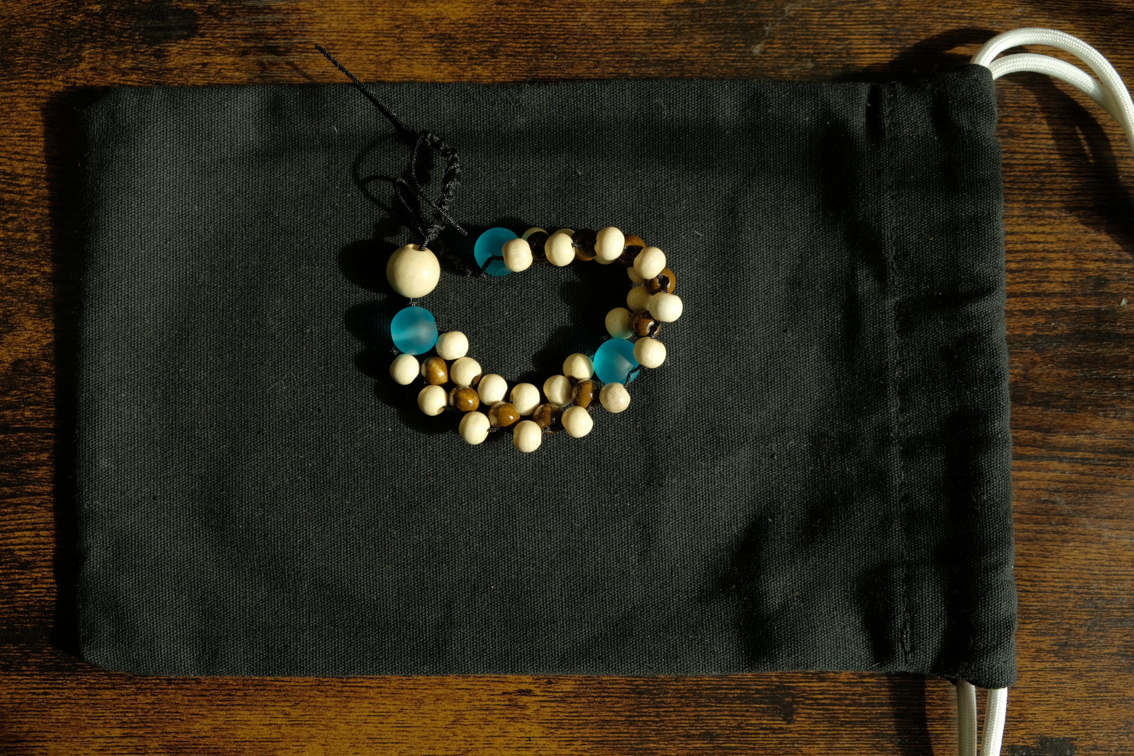 Chetki Fidget Bracelet - Glass + Wood Commons