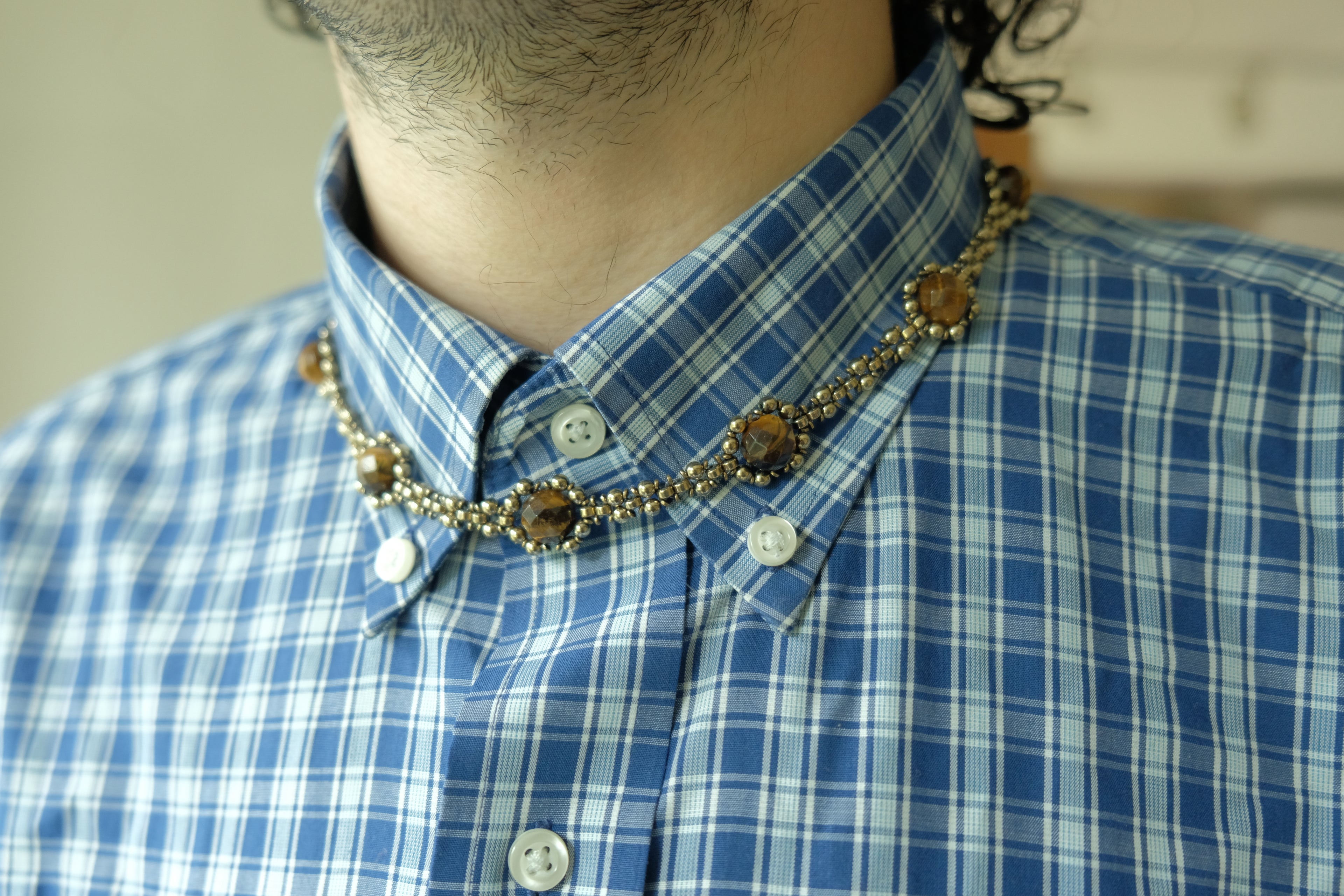 Chetki Prayer Bead Necklace - Tiger’s Eye