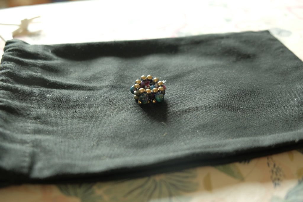 Gemstone Fidget Ring - Tiger’s Eye + Jasper