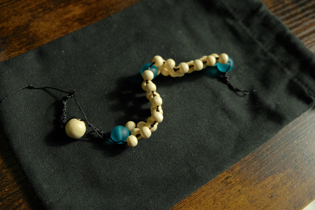 Chetki Fidget Bracelet - Glass + Wood Commons
